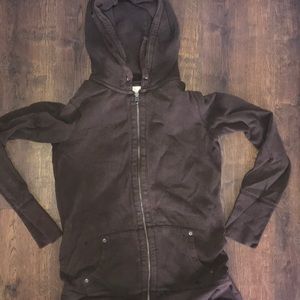 GAP brown zip hoodie